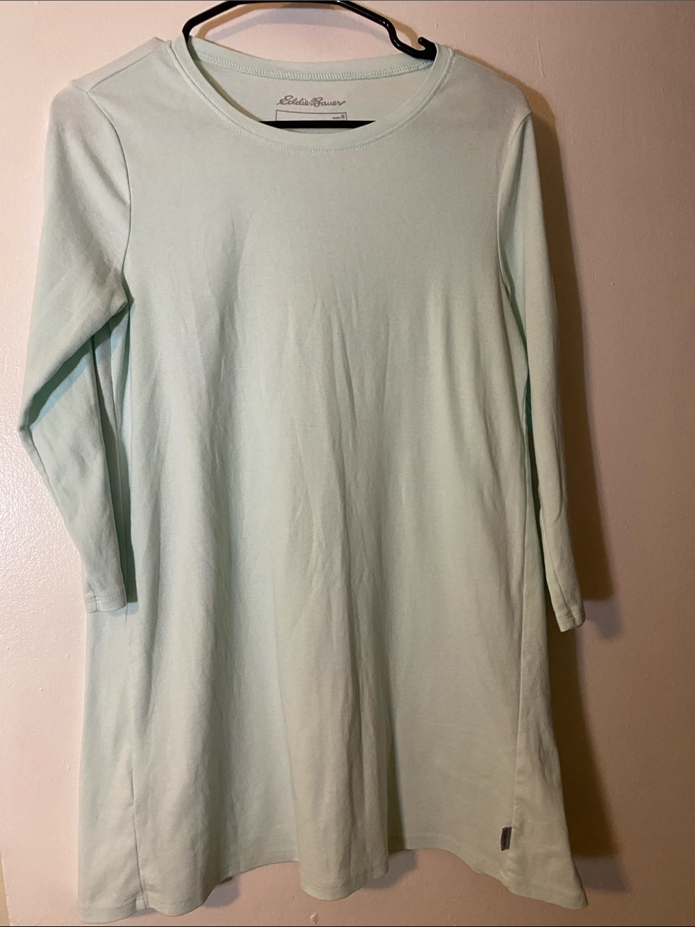 Eddie Bauer Mint Green Long Sleeve A-Line Tunic